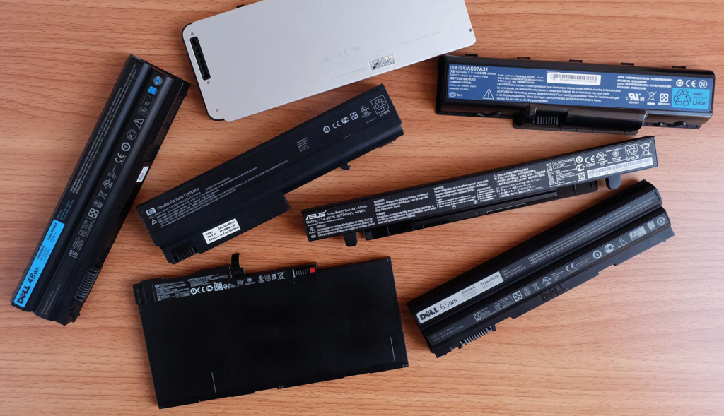 What kind of lithium battery is in a laptop?