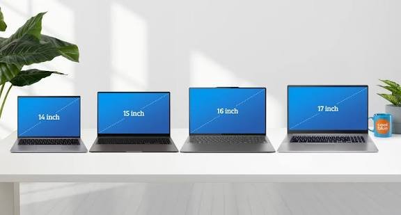 Common laptop screen sizes