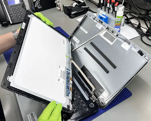 When a white spot means you need a screen replacement