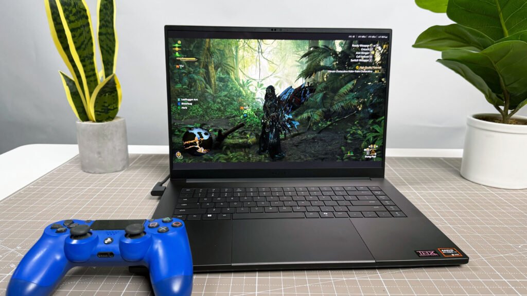 How much faster is the RTX 4070 laptop in games?