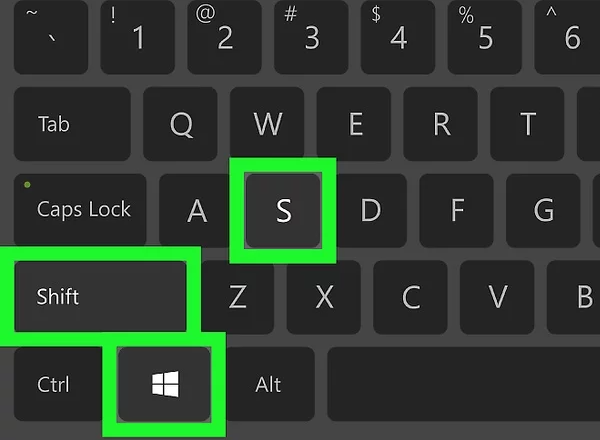 Windows + Shift + S (the fastest way)