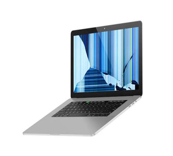 What causes a Toshiba laptop display problem?