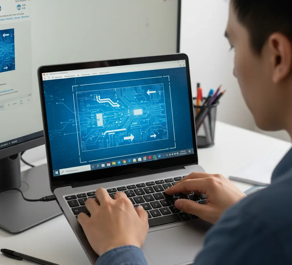 Freeze the screen for tracing