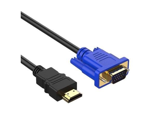 How to connect with a VGA cable