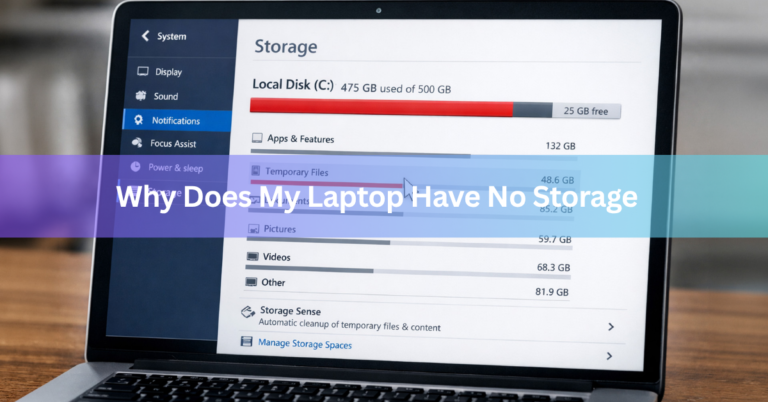 Why Does My Laptop Have No Storage? What's Using the Space and How to Get It Back