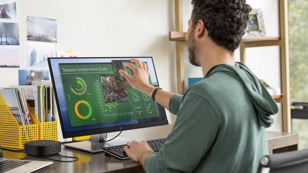 Option 1: Connect a touchscreen monitor (best for desktops)