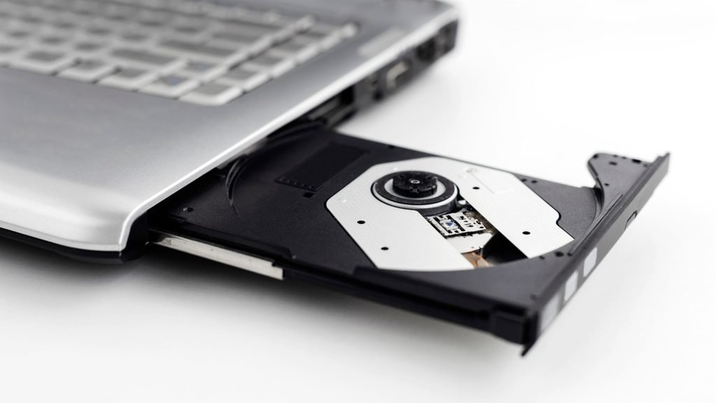Which types of optical drive do laptops have?